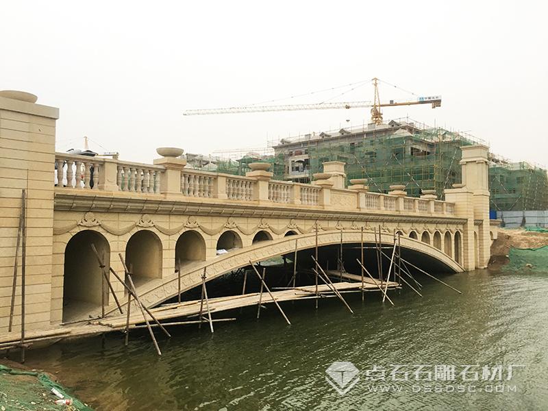 黄金麻欧式桥梁石材装璜